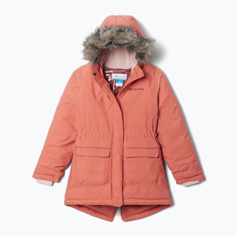 Columbia Nordic Strider Kinder Daunenjacke faded peach heather