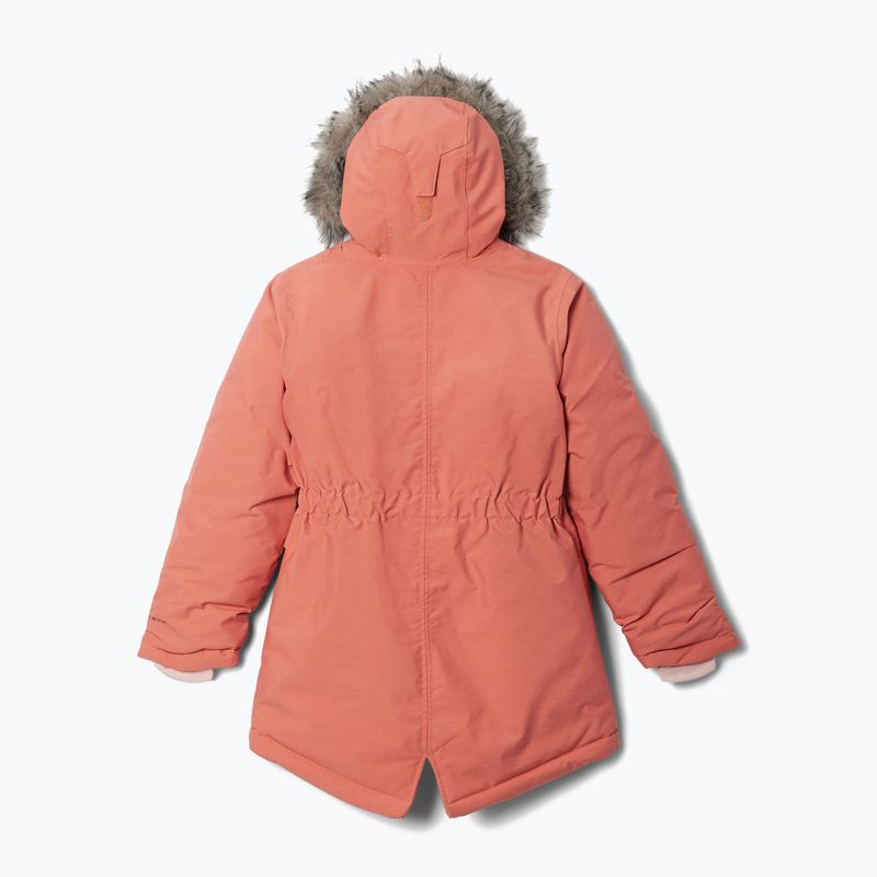 Columbia Nordic Strider Kinder Daunenjacke faded peach heather 2
