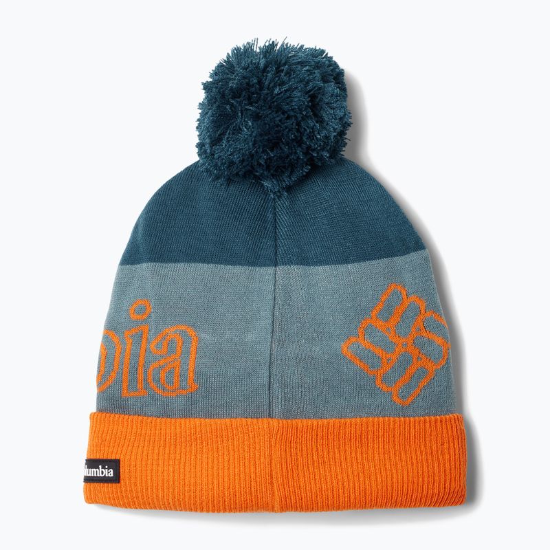 Columbia Polar Powder II Wintermütze Nachtwelle/Metall/Hellorange 7