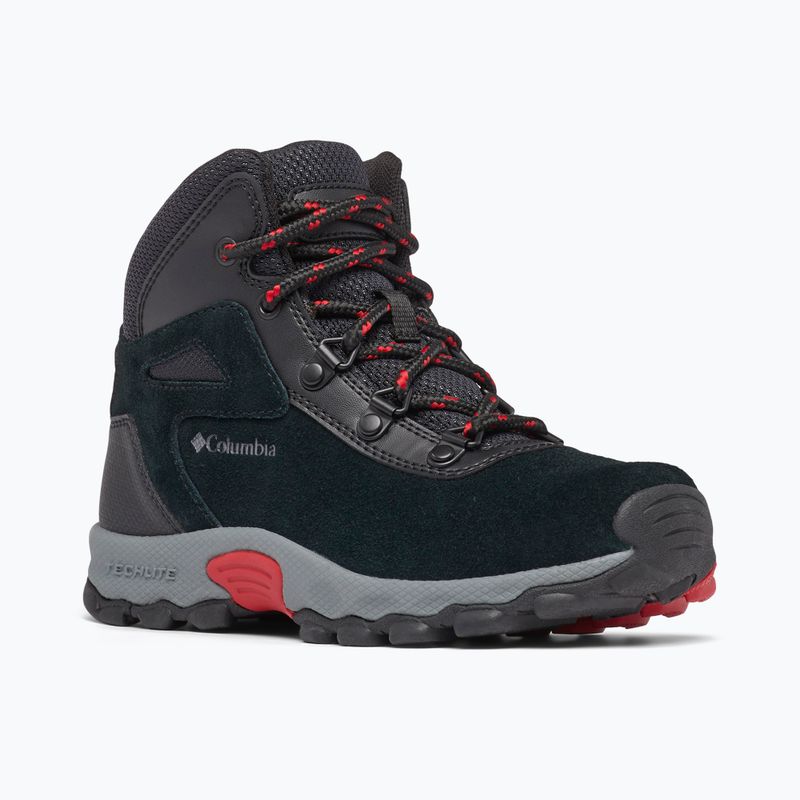 Columbia Newton Ridge Amped schwarz/rot Kinder Wanderschuhe 10