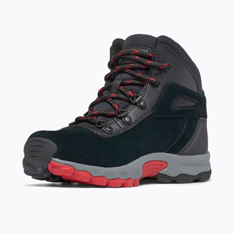 Columbia Newton Ridge Amped schwarz/rot Kinder Wanderschuhe 15