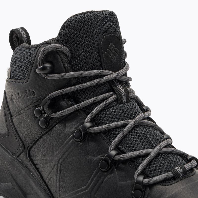 Columbia Peakfreak II Mid Outdry Leder schwarz/graphit Damen Wanderschuhe 8