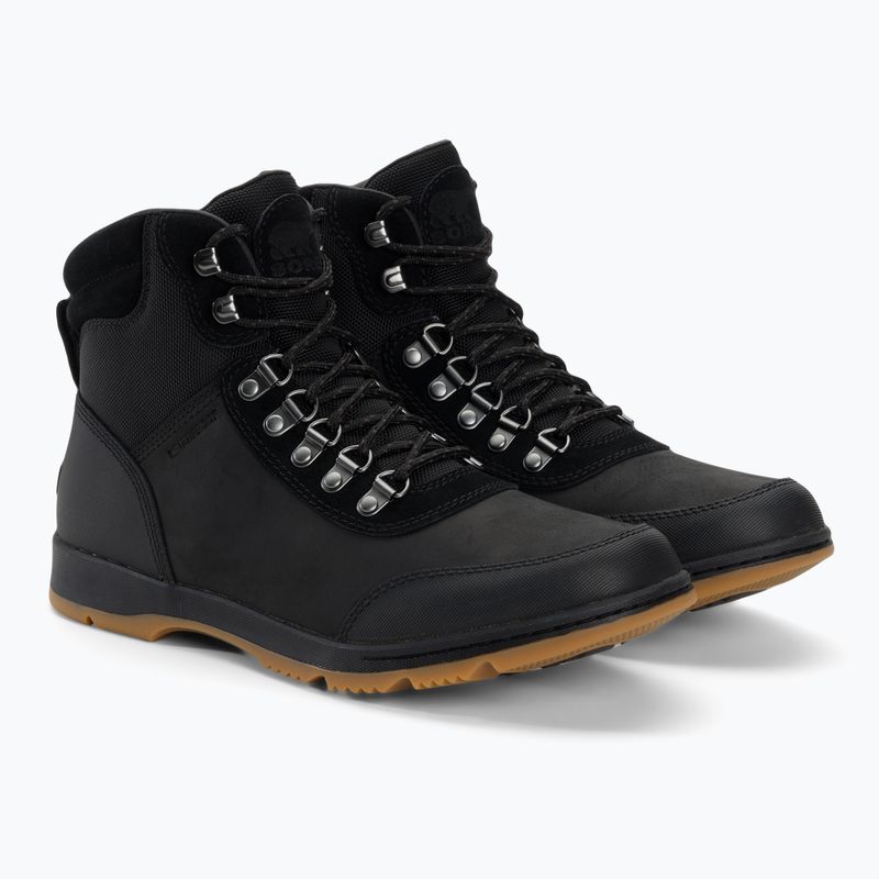 Herren-Trekking-Stiefel Sorel Ankeny II Hiker Wp schwarz/gum 10 5