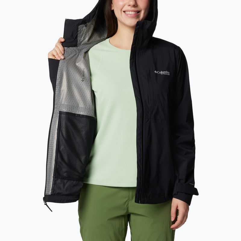 Columbia Damen OmniTech AmpliDry II Regenjacke schwarz 7