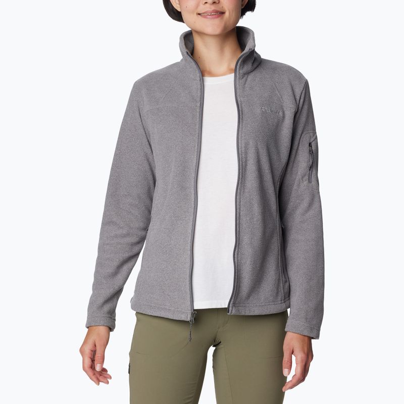 Damen-Fleecejacke Columbia Fast Trek II City Grey Heather/City Grey 6