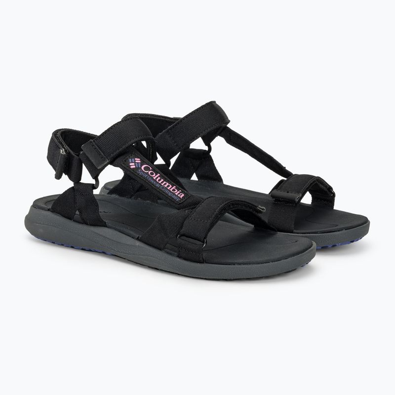 Columbia Globetrot schwarz/cosmos Damen Sandalen