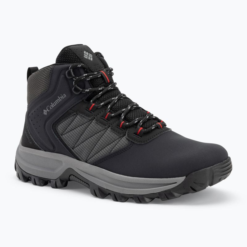 Wanderschuhe Herren Columbia Transverse Hike Waterproof black/mountain red