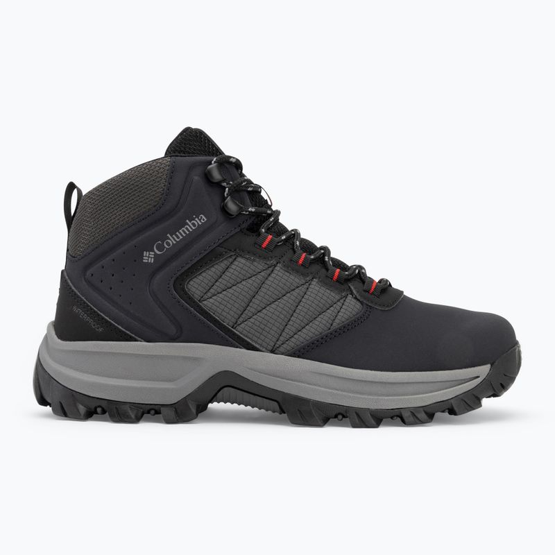 Wanderschuhe Herren Columbia Transverse Hike Waterproof black/mountain red 2