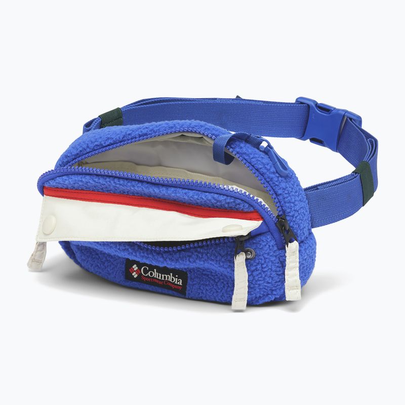 Bauchtasche Columbia Helvetia II Hip Pack 1 l clemantis blue/chalk/sail red 3