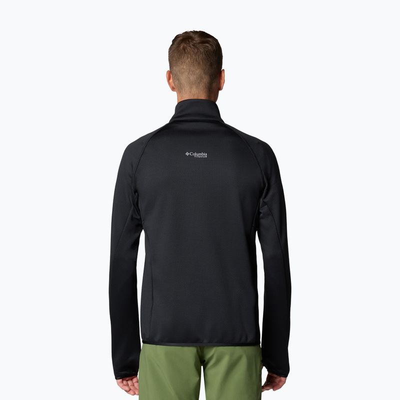 Herren Trekking-Sweatshirt Columbia Triple Canyon Grid Fleece Full Zip II black 3