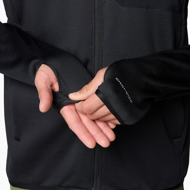 Herren Trekking-Sweatshirt Columbia Triple Canyon Grid Fleece Full Zip II black 8