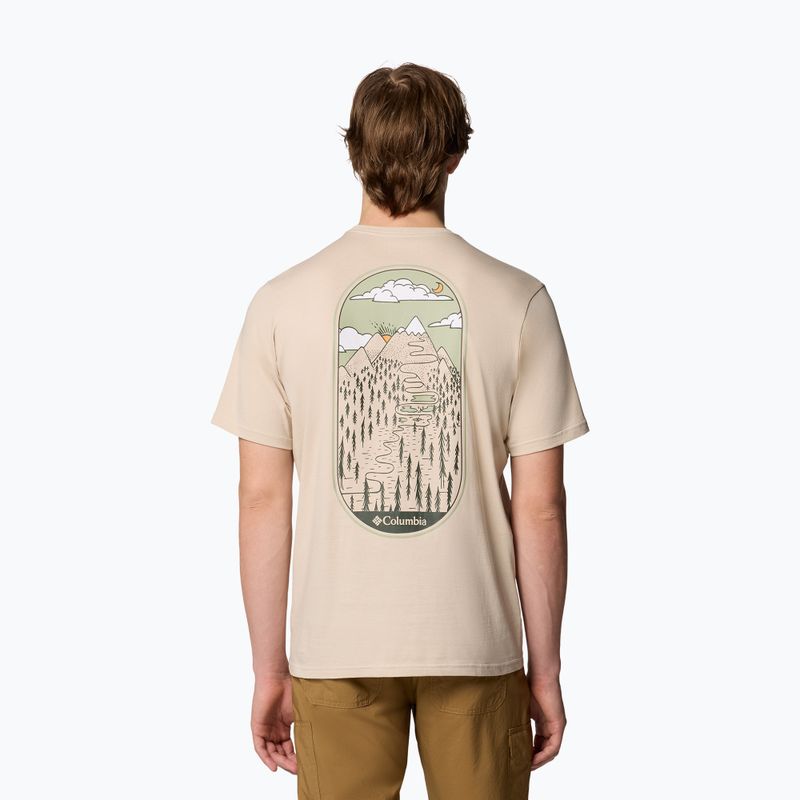 Columbia Rockaway River Graphic Herren-Trekkinghemd dunkler Stein/Winding Wonder 3