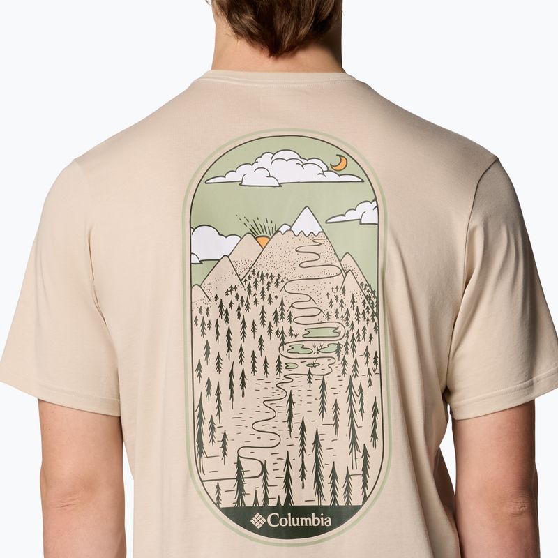Columbia Rockaway River Graphic Herren-Trekkinghemd dunkler Stein/Winding Wonder 5