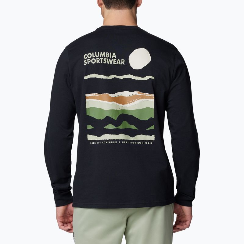 Columbia Explorers Canyon schwarz / zerrissen sunscape Herren Sweatshirt 2