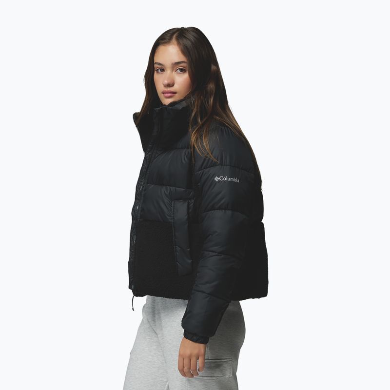 Damen-Hybridjacke Columbia Leadbetter Point II Sherpa Hybrid black 4