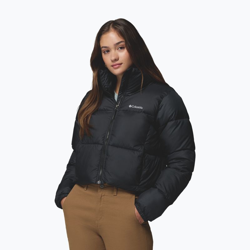 Damen Pufferjacke Columbia Puffect II Cropped black
