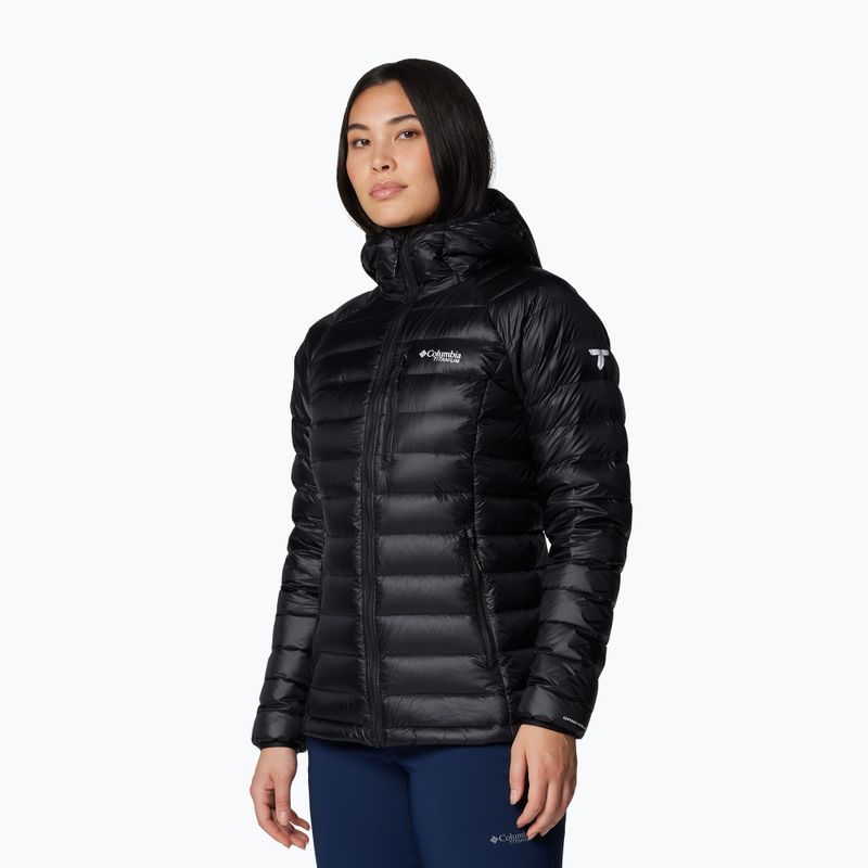 Columbia Damen Daunenjacke Arctic Crest Down Hooded schwarz 4