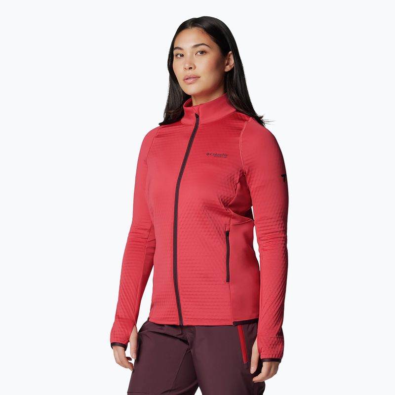 Columbia Crystal Leaf Omni-Heat Damen Sweatshirt Daredevil