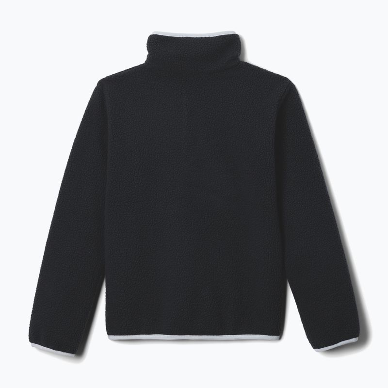 Kinder Fleecejacke Columbia Halvetia II Half Snap Fleece black/city grey 2
