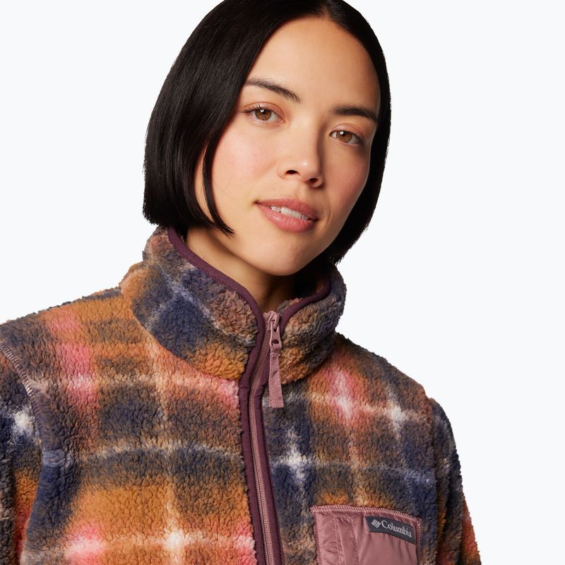 Damen Sweatshirt Hoodie Pullover Columbia West Bend Print fig omblur 6