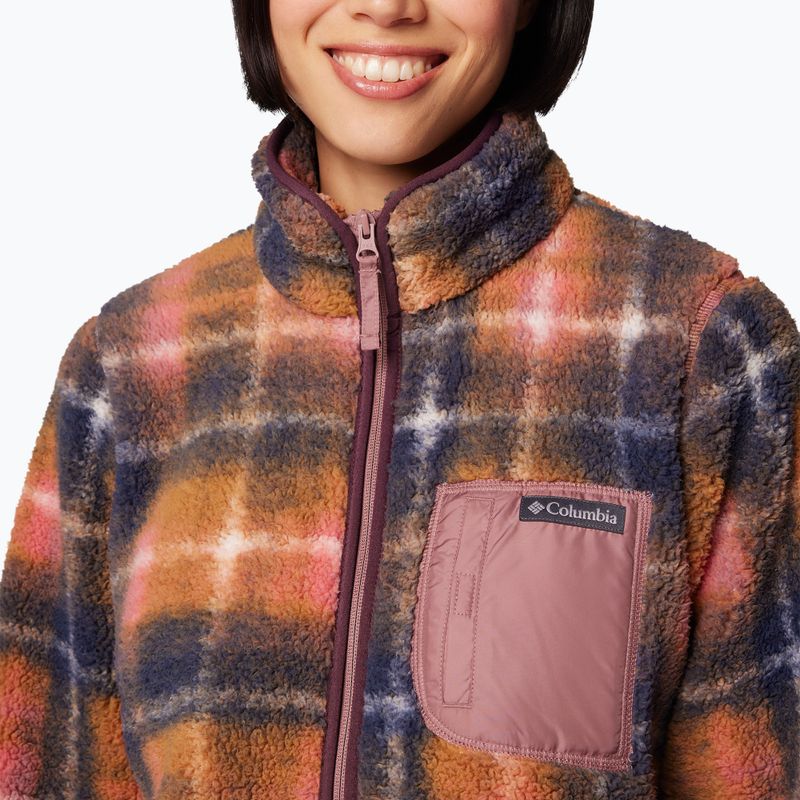 Damen Sweatshirt Hoodie Pullover Columbia West Bend Print fig omblur 7