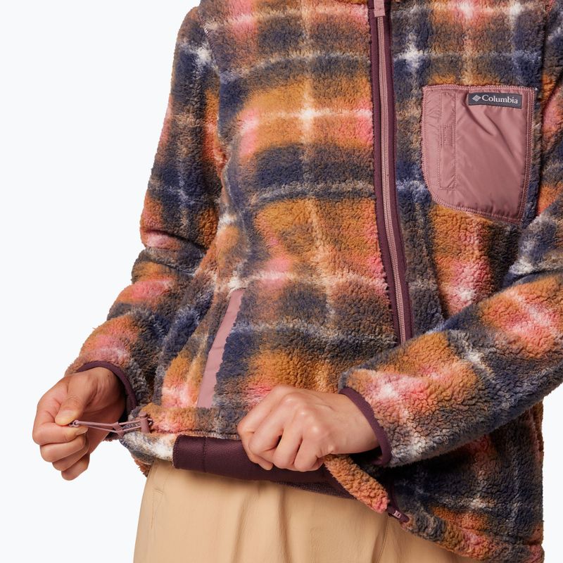 Damen Sweatshirt Hoodie Pullover Columbia West Bend Print fig omblur 8