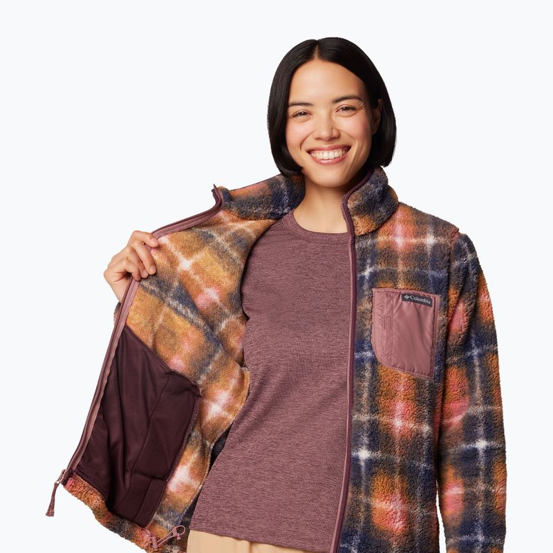 Damen Sweatshirt Hoodie Pullover Columbia West Bend Print fig omblur 9