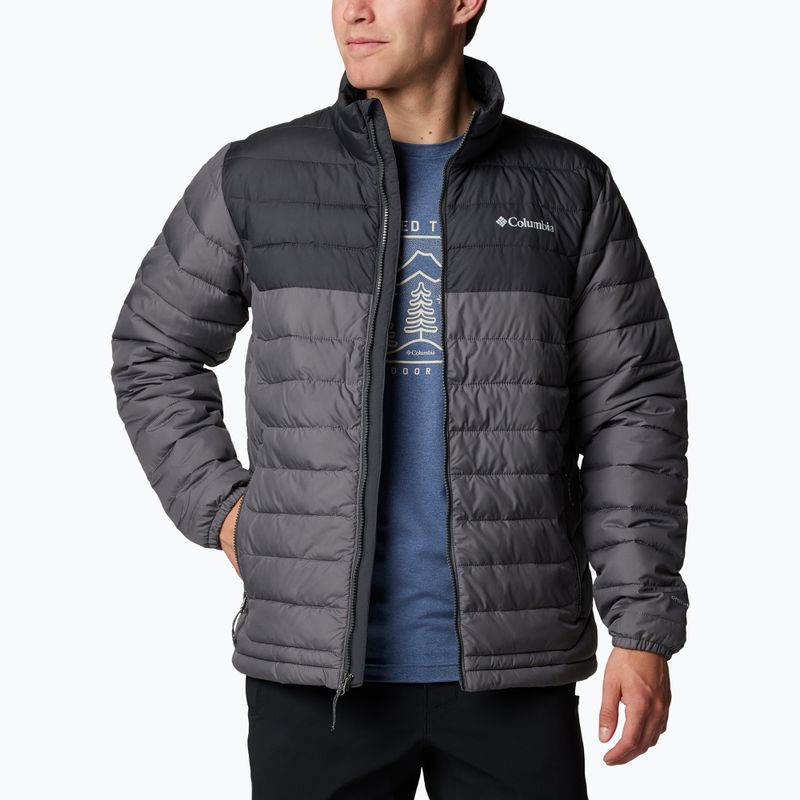 Columbia Powder Lite II Herren Daunenjacke city grey/ shark 4