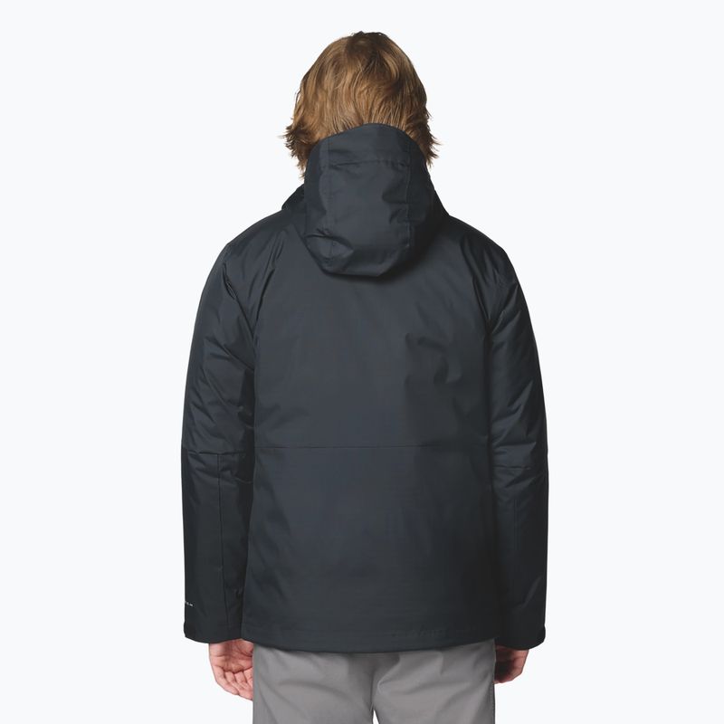 Columbia Point Park Interchange schwarze 3-in-1-Jacke für Herren 4