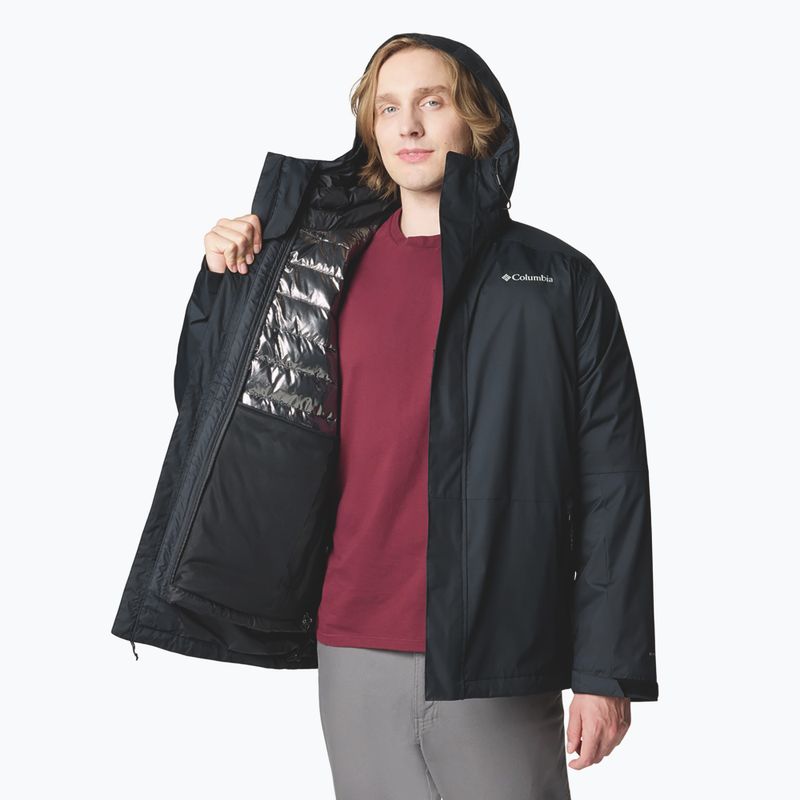 Columbia Point Park Interchange schwarze 3-in-1-Jacke für Herren 6