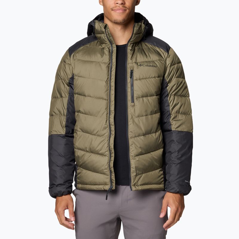 Columbia Labyrinth Loop II Hooded steingrün/ Hai Herren Daunenjacke 4