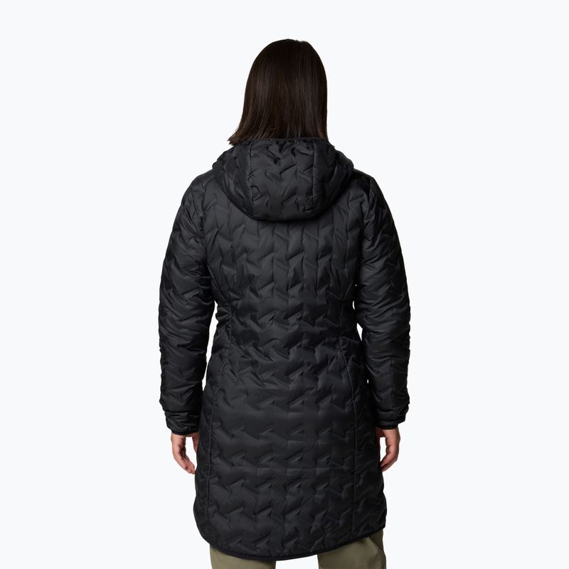 Columbia Damen Delta Ridge II Long Down Mantel schwarz 3