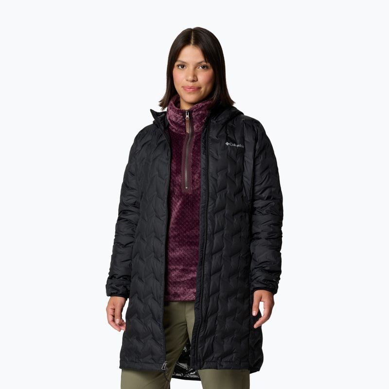 Columbia Damen Delta Ridge II Long Down Mantel schwarz 5