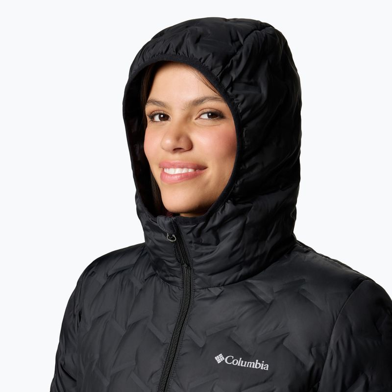 Columbia Damen Delta Ridge II Long Down Mantel schwarz 6