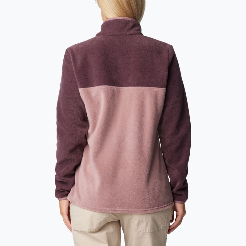 Damen Sweatshirt Hoodie Pullover Columbia Benton Springs 1/2 Snap moonvista / fig 2