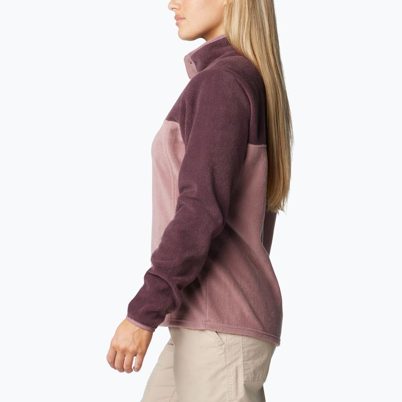 Damen Sweatshirt Hoodie Pullover Columbia Benton Springs 1/2 Snap moonvista / fig
