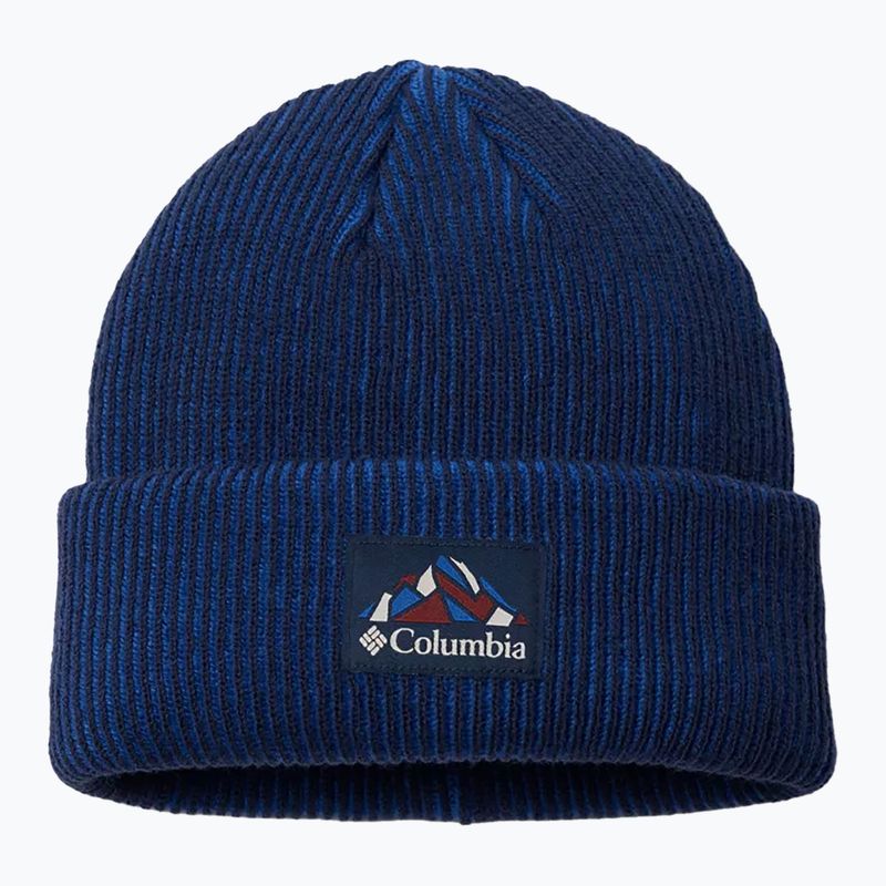 Columbia Provisions Cuffed Wintermütze navy/mountain