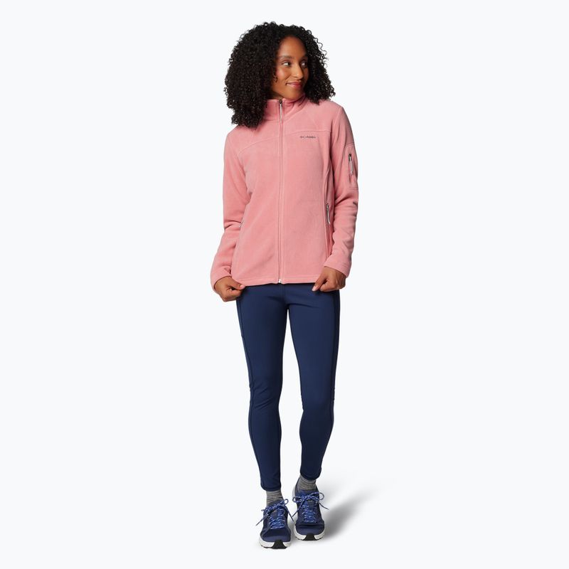 Columbia Fast Trek II Damen Fleece-Sweatshirt rosa Agave 2