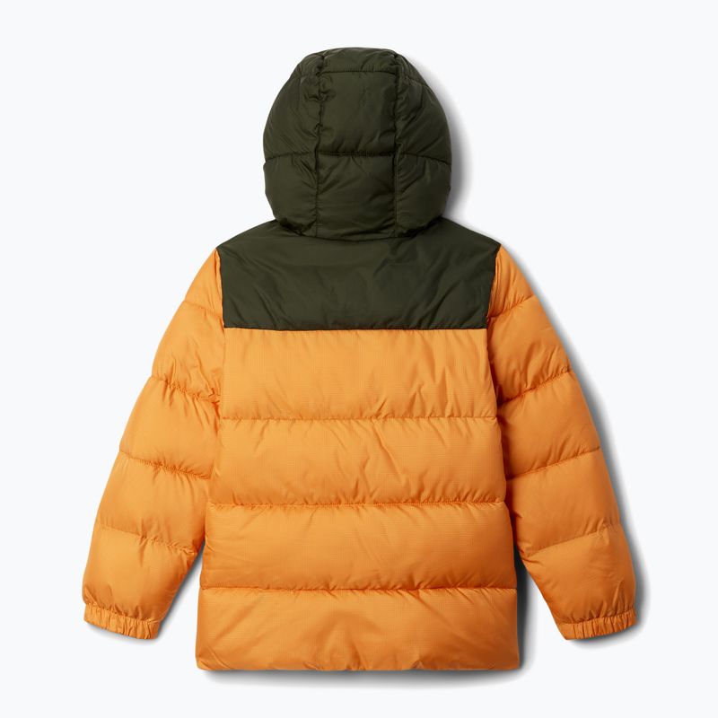 Gefütterte Jacke Kinder Columbia Puffect Hooded sunstone/greenscape 2