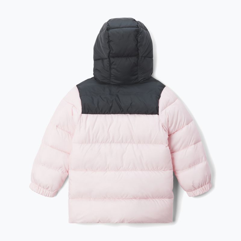 Kinder-Steppjacke Columbia Puffect Hooded satin pink/black 2