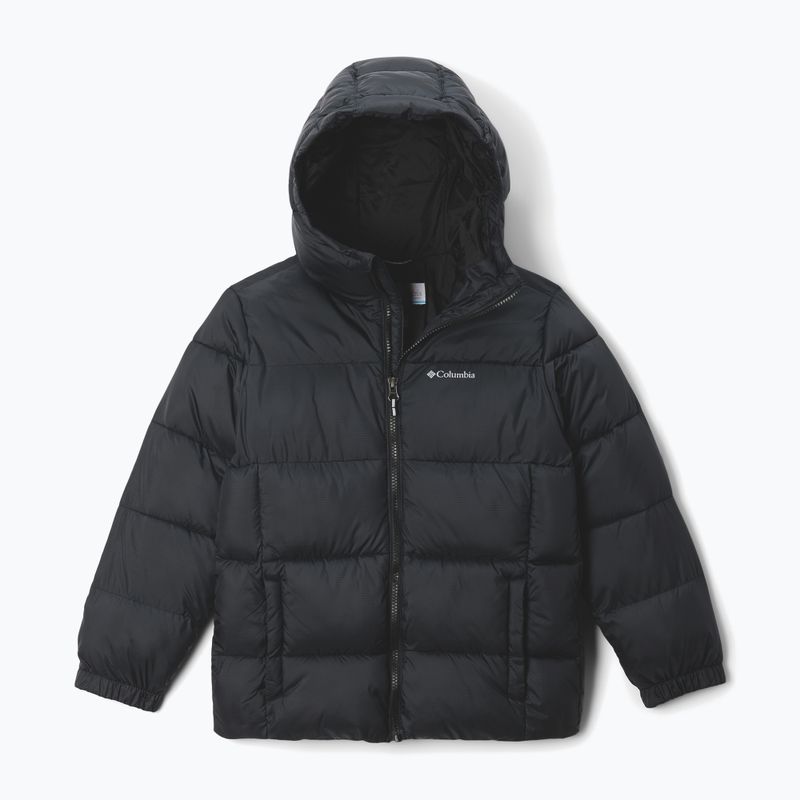 Gesteppte Kinderjacke Columbia Puffect Hooded black