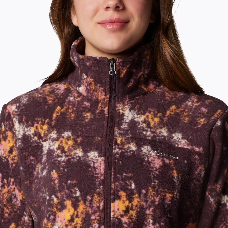 Columbia Frauen Fast Trek gedruckt Fleece-Sweatshirt moonvista timberwild