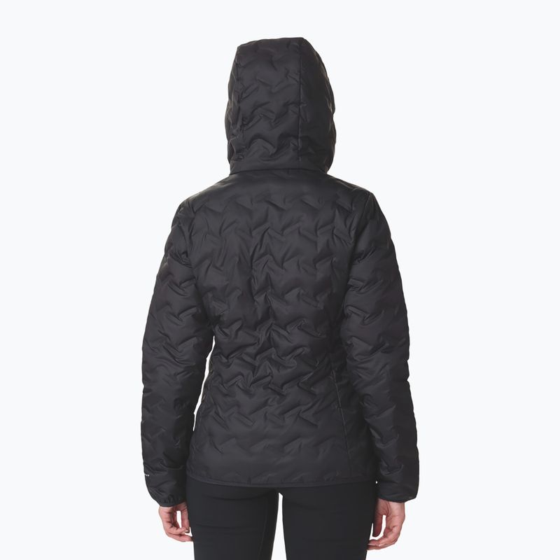 Damen-Daunenjacke Columbia Delta Ridge II Down Hooded black 3
