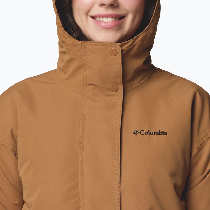 3-in-1 Damenjacke Columbia Drop Ridge II Interchange camel brown 4