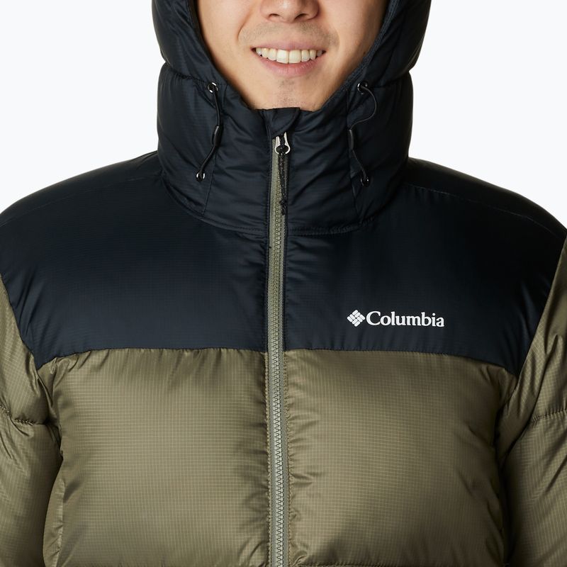 Columbia Puffect II Hooded Stein grün/ schwarz Herren Daunenjacke 6