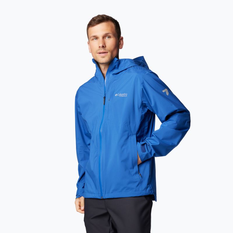 Regenjacke Herren Columbia Ampli-Dry II Shell mountain blue 5