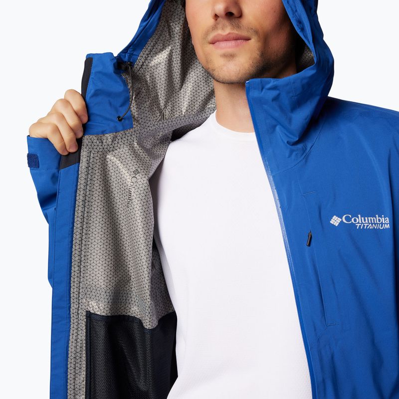 Regenjacke Herren Columbia Ampli-Dry II Shell mountain blue 8