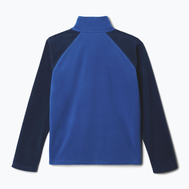 Kinder-Fleecejacke Columbia Glacial Half Zip mountain blue/collegiate navy 2
