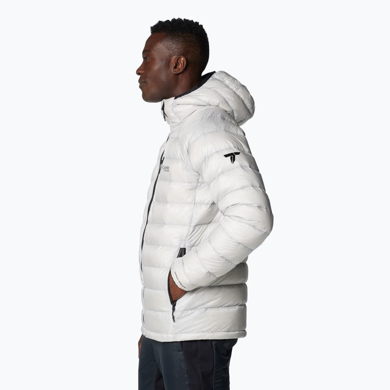 Herren Columbia Arctic Crest Daunenjacke mit Kapuze nimbus grau 5