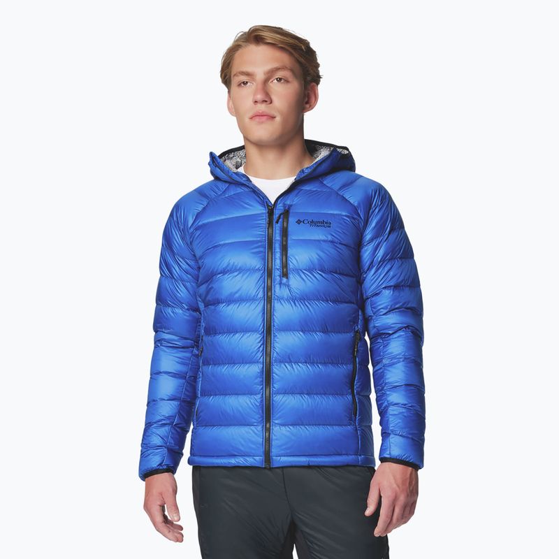 Columbia Arctic Crest Daunenjacke mit Kapuze Mountain Blue Jacket für Herren